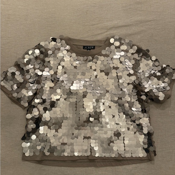 JCrew sequin embellished top - Picture 2 of 4